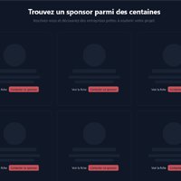 Sponsors accessibles